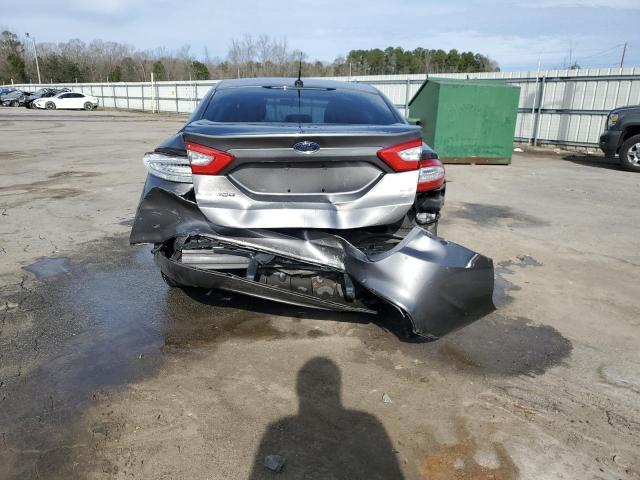 1FA6P0H76E5397382 - 2014 FORD FUSION SE GRAY photo 6