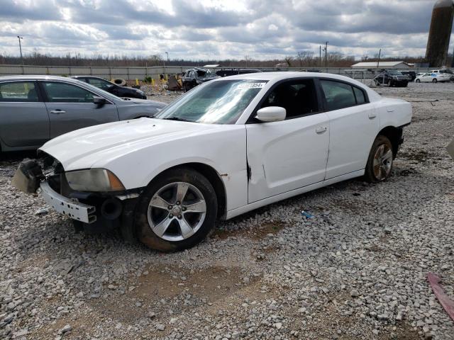 2B3CL3CG2BH567311 - 2011 DODGE CHARGER WHITE photo 1