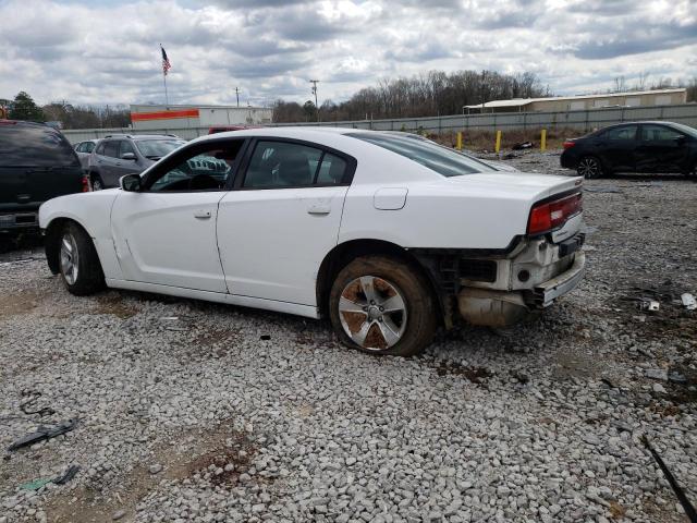 2B3CL3CG2BH567311 - 2011 DODGE CHARGER WHITE photo 2