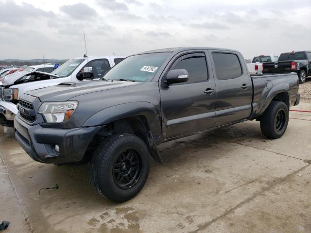 3TMKU4HN1DM037808 - 2013 TOYOTA TACOMA DOUBLE CAB PRERUNNER LONG BED GRAY photo 1