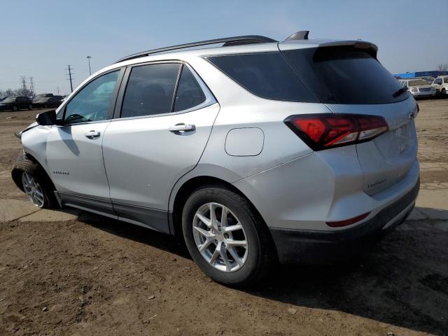 3GNAXUEV3NL132084 - 2022 CHEVROLET EQUINOX LT SILVER photo 2