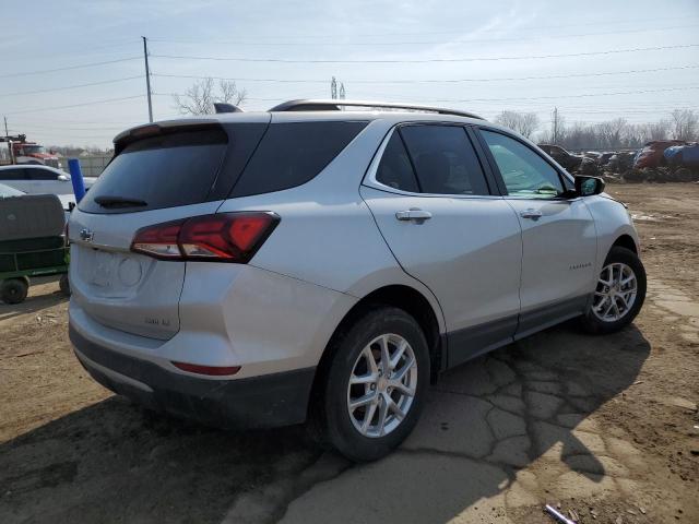 3GNAXUEV3NL132084 - 2022 CHEVROLET EQUINOX LT SILVER photo 3