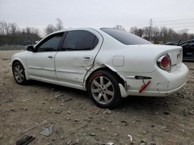 JN1DA31A33T433907 - 2003 NISSAN MAXIMA GLE WHITE photo 2