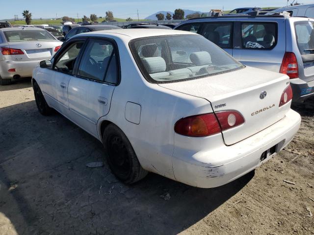 1NXBR12E81Z536018 - 2001 TOYOTA COROLLA CE WHITE photo 2