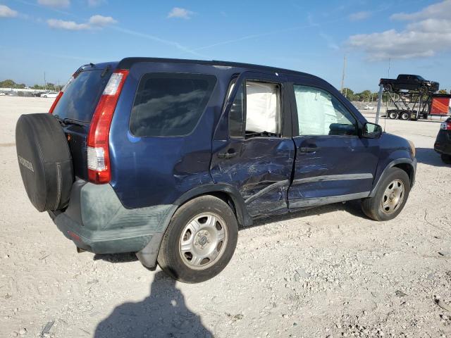 SHSRD68535U308649 - 2005 HONDA CR-V LX BLUE photo 3