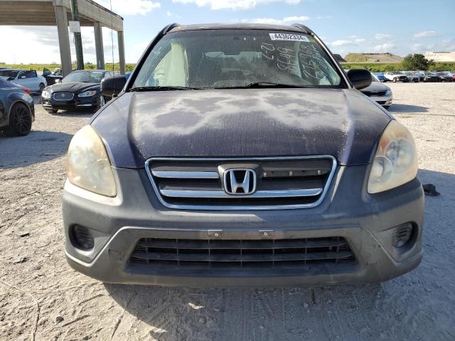 SHSRD68535U308649 - 2005 HONDA CR-V LX BLUE photo 5