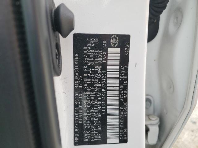 4T1G11AK2PU784231 - 2023 TOYOTA CAMRY SE NIGHT SHADE WHITE photo 13