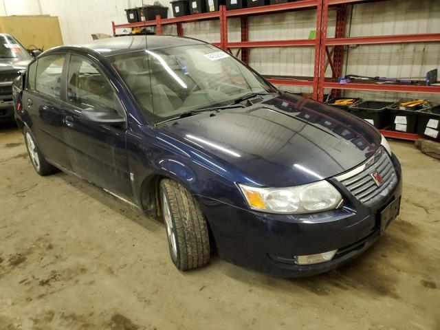 1G8AL58F17Z153956 - 2007 SATURN ION LEVEL 3 BLUE photo 4