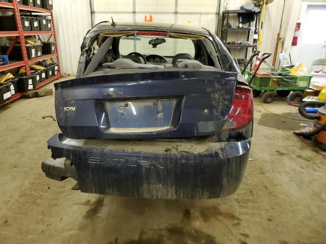 1G8AL58F17Z153956 - 2007 SATURN ION LEVEL 3 BLUE photo 6