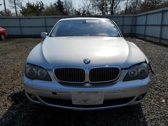 WBAHN835X8DT83506 - 2008 BMW 750 LI SILVER photo 5