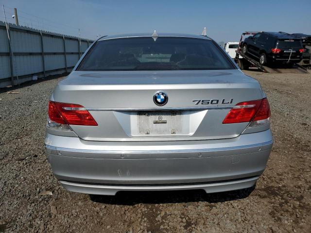 WBAHN835X8DT83506 - 2008 BMW 750 LI SILVER photo 6