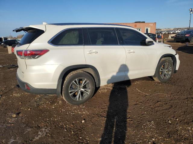 5TDJKRFH4GS328089 - 2016 TOYOTA HIGHLANDER XLE 白色 照片 3