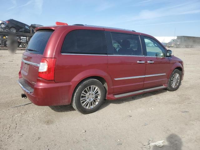 2A4RR6DGXBR610109 - 2011 CHRYSLER TOWN & COU LIMITED RED photo 3