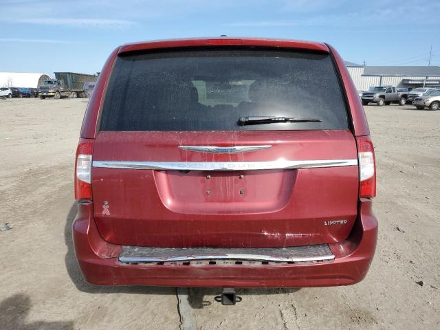 2A4RR6DGXBR610109 - 2011 CHRYSLER TOWN & COU LIMITED RED photo 6