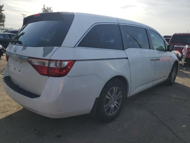 5FNRL5H41BB037324 - 2011 HONDA ODYSSEY EX WHITE photo 3