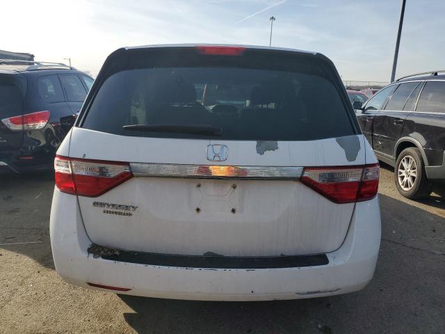 5FNRL5H41BB037324 - 2011 HONDA ODYSSEY EX WHITE photo 6