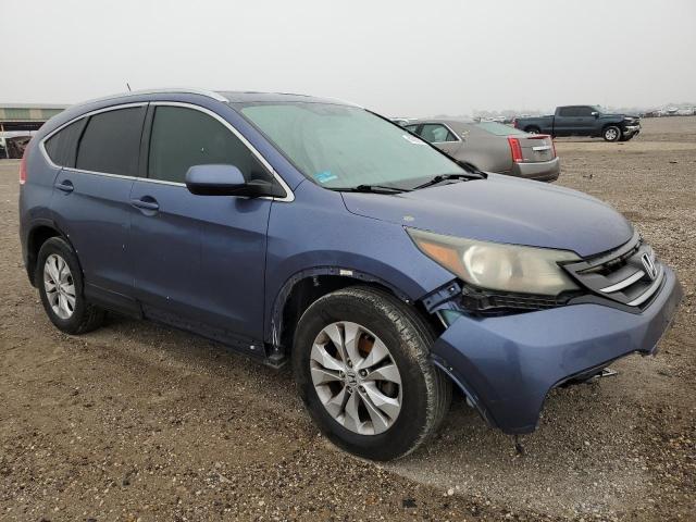 2HKRM3H79EH513658 - 2014 HONDA CR-V EXL BLUE photo 4