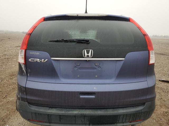 2HKRM3H79EH513658 - 2014 HONDA CR-V EXL BLUE photo 6