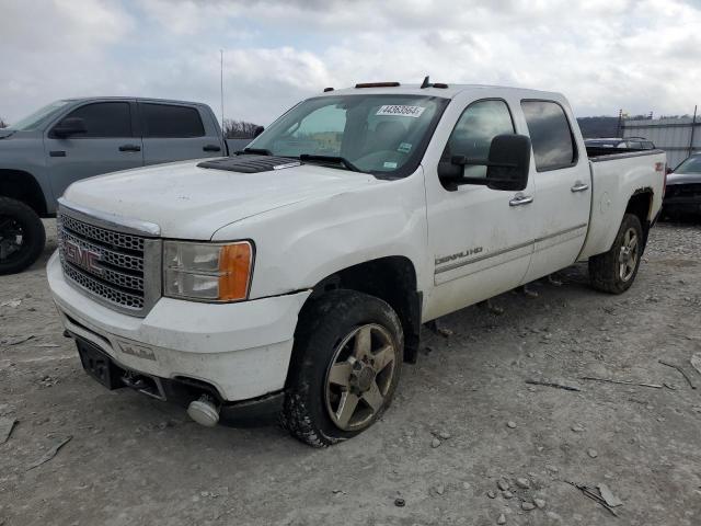 1GT125C80BF180934 - 2011 GMC SIERRA K2500 DENALI WHITE photo 1