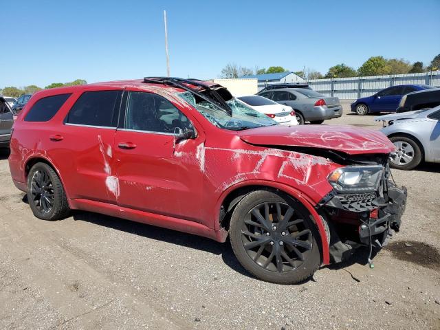 1C4RDHDG8EC975787 - 2014 DODGE DURANGO LIMITED RED photo 4