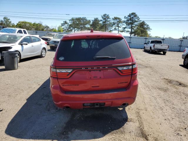 1C4RDHDG8EC975787 - 2014 DODGE DURANGO LIMITED RED photo 6