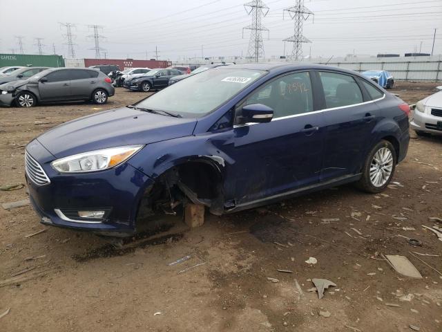 1FADP3J20HL252751 - 2017 FORD FOCUS TITANIUM BLUE photo 1