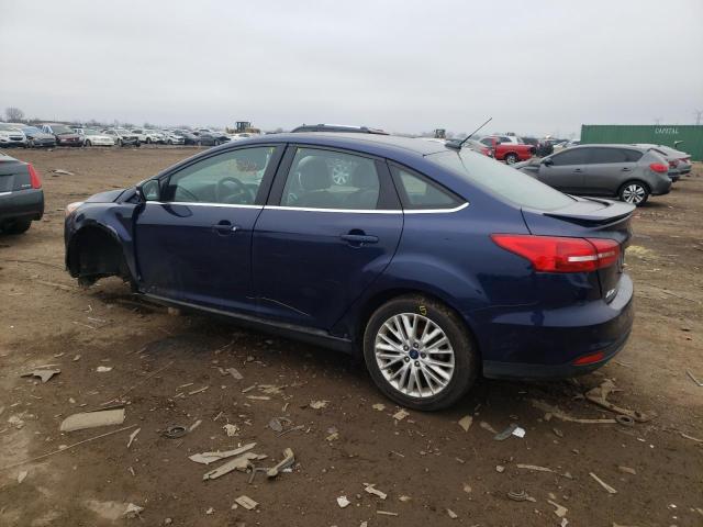 1FADP3J20HL252751 - 2017 FORD FOCUS TITANIUM BLUE photo 2