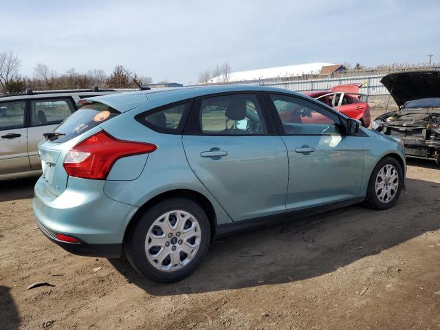 1FAHP3K2XCL252863 - 2012 FORD FOCUS SE TEAL photo 3