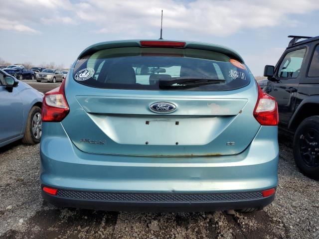 1FAHP3K2XCL252863 - 2012 FORD FOCUS SE TEAL photo 6