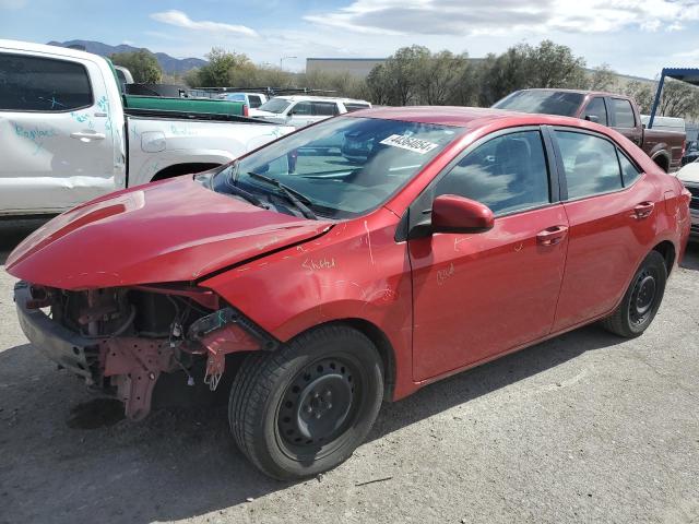 2T1BURHE5KC221636 - 2019 TOYOTA COROLLA L RED photo 1