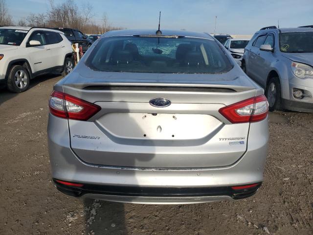 3FA6P0D92FR192678 - 2015 FORD FUSION TITANIUM SILVER photo 6