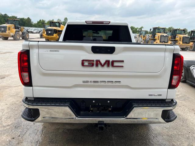 3GTU9BED9MG231155 - 2021 GMC SIERRA K1500 SLE WHITE photo 6