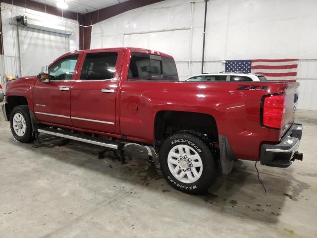 1GC4K0EY7JF114294 - 2018 CHEVROLET 3500 K3500 LTZ RED photo 2