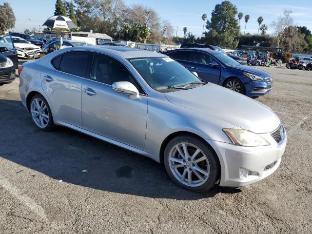 JTHBK262395087334 - 2009 LEXUS IS 250 SILVER photo 4