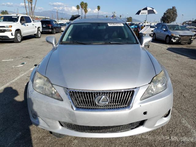 JTHBK262395087334 - 2009 LEXUS IS 250 SILVER photo 5