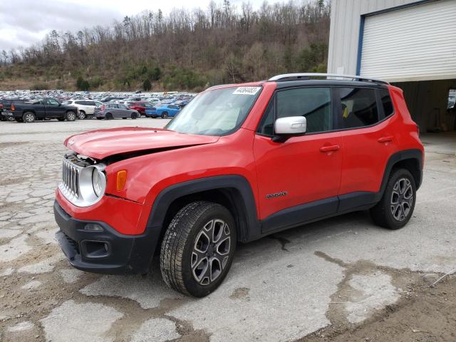 ZACCJBDB5HPE97618 - 2017 JEEP RENEGADE LIMITED RED photo 1