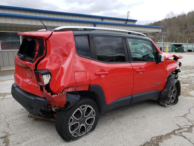 ZACCJBDB5HPE97618 - 2017 JEEP RENEGADE LIMITED RED photo 3