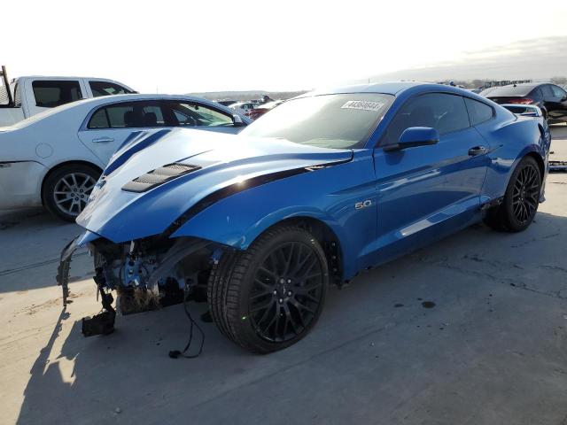 1FA6P8CF1L5141709 - 2020 FORD MUSTANG GT BLUE photo 1