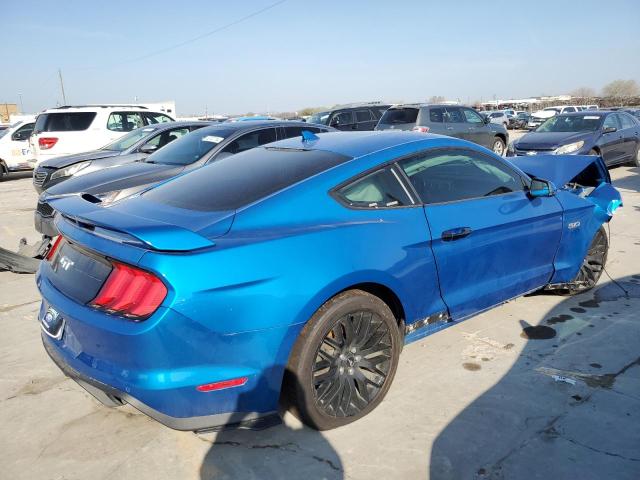 1FA6P8CF1L5141709 - 2020 FORD MUSTANG GT BLUE photo 3