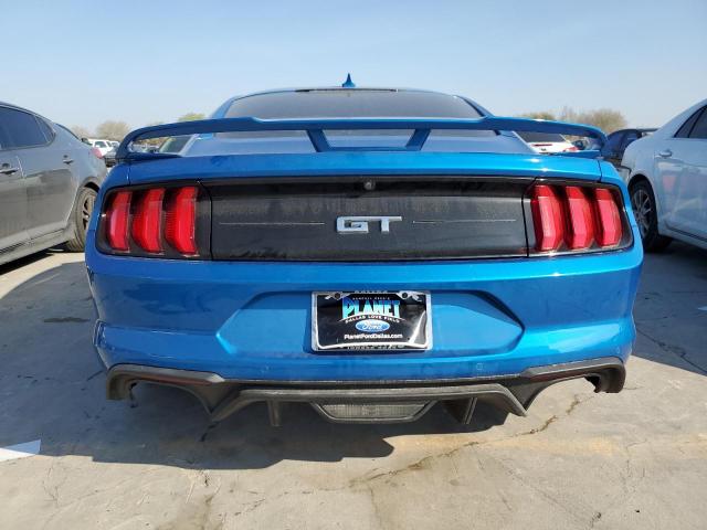 1FA6P8CF1L5141709 - 2020 FORD MUSTANG GT BLUE photo 6