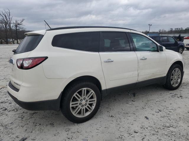 1GNKRGKDXFJ271441 - 2015 CHEVROLET TRAVERSE LT WHITE photo 3