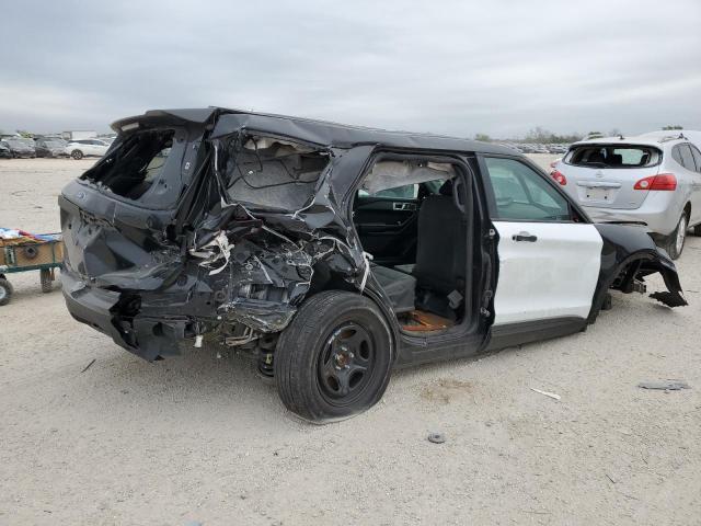 1FM5K8AB9MGA46952 - 2021 FORD EXPLORER POLICE INTERCEPTOR BLACK photo 3