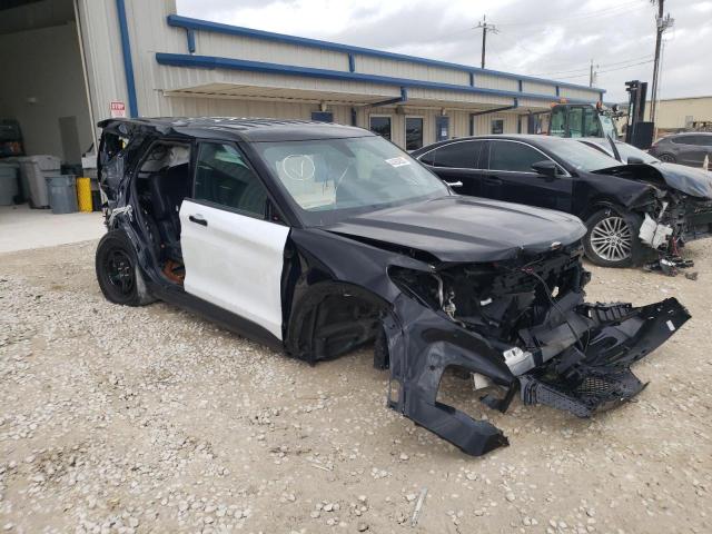 1FM5K8AB9MGA46952 - 2021 FORD EXPLORER POLICE INTERCEPTOR BLACK photo 4