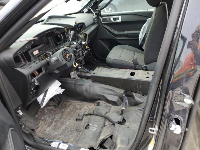 1FM5K8AB9MGA46952 - 2021 FORD EXPLORER POLICE INTERCEPTOR BLACK photo 7