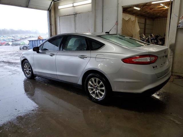 3FA6P0G72FR275182 - 2015 FORD FUSION S SILVER photo 2