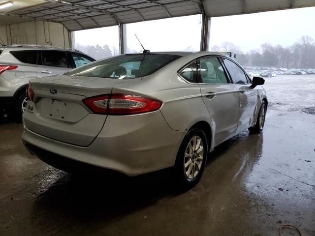 3FA6P0G72FR275182 - 2015 FORD FUSION S SILVER photo 3