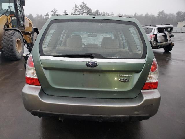 JF1SG67667H729025 - 2007 SUBARU FORESTER 2.5X LL BEAN GREEN photo 6