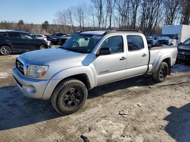 5TEMU52N57Z431181 - 2007 TOYOTA TACOMA DOUBLE CAB LONG BED SILVER photo 1