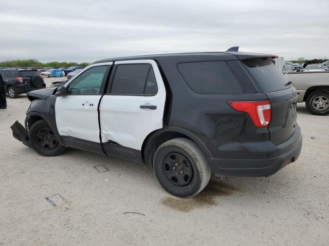 1FM5K8AR2KGA52909 - 2019 FORD EXPLORER POLICE INTERCEPTOR TWO TONE photo 2