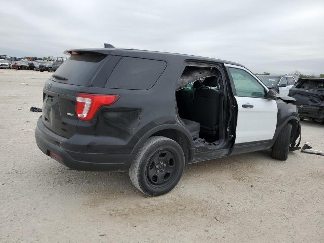 1FM5K8AR2KGA52909 - 2019 FORD EXPLORER POLICE INTERCEPTOR TWO TONE photo 3
